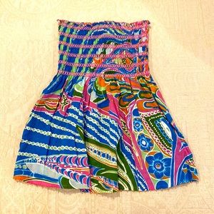 NWT.  Tibi.  Top Batik Swirl Tube Top